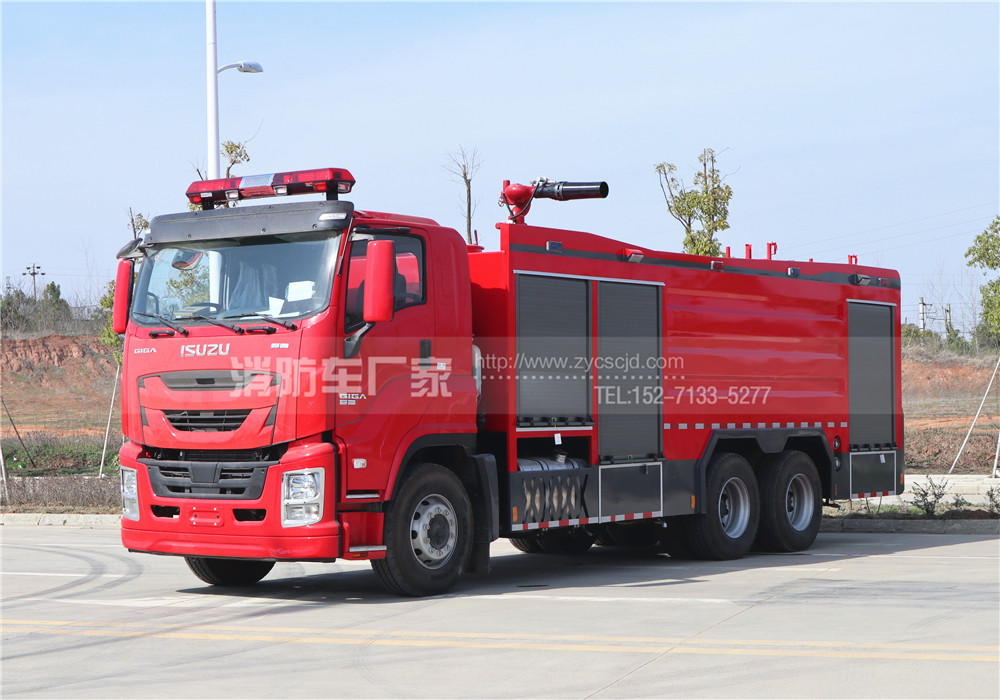 五十鈴后雙橋干粉泡沫聯(lián)用消防車(chē) 五十鈴后雙橋干粉泡沫聯(lián)用消防車(chē)